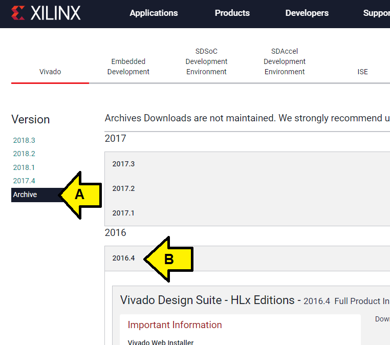 xilinx vivado webpack download